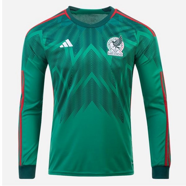 Tailandia Camiseta México Primera Equipación ML 2022 2023 Azul